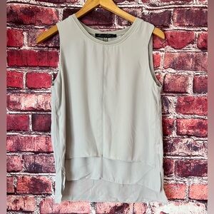 Rose & Olive Pale Gray Double-Layer Sleeveless Camisole